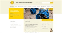 Desktop Screenshot of krakowski.com.pl