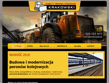 Tablet Screenshot of krakowski.pl